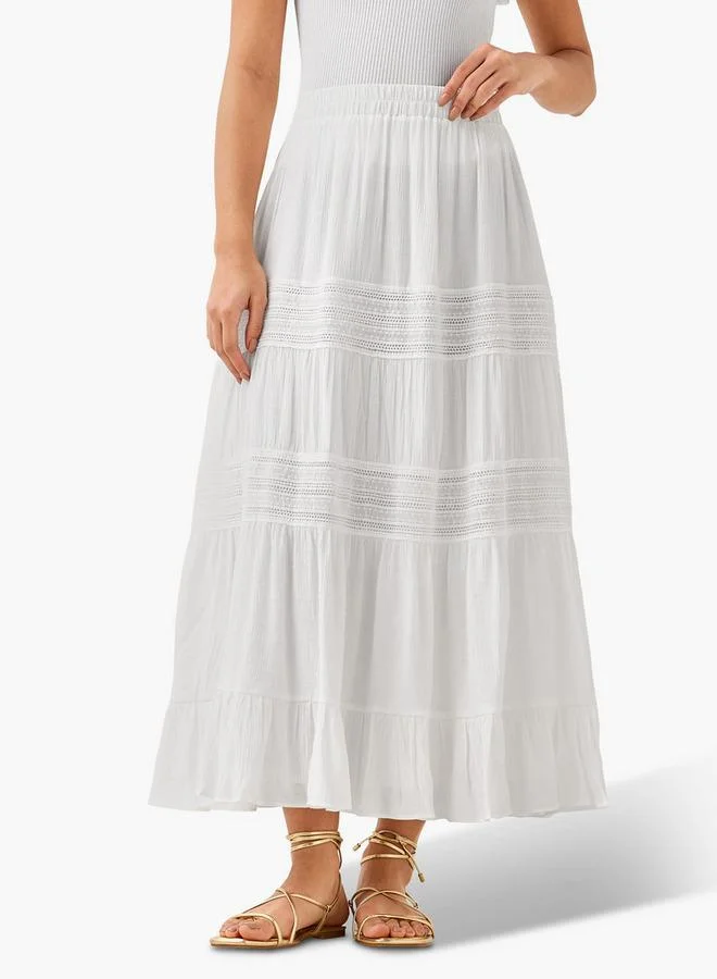 2Xtremz 2Xtremz Maxi Skirt with Tiered Design